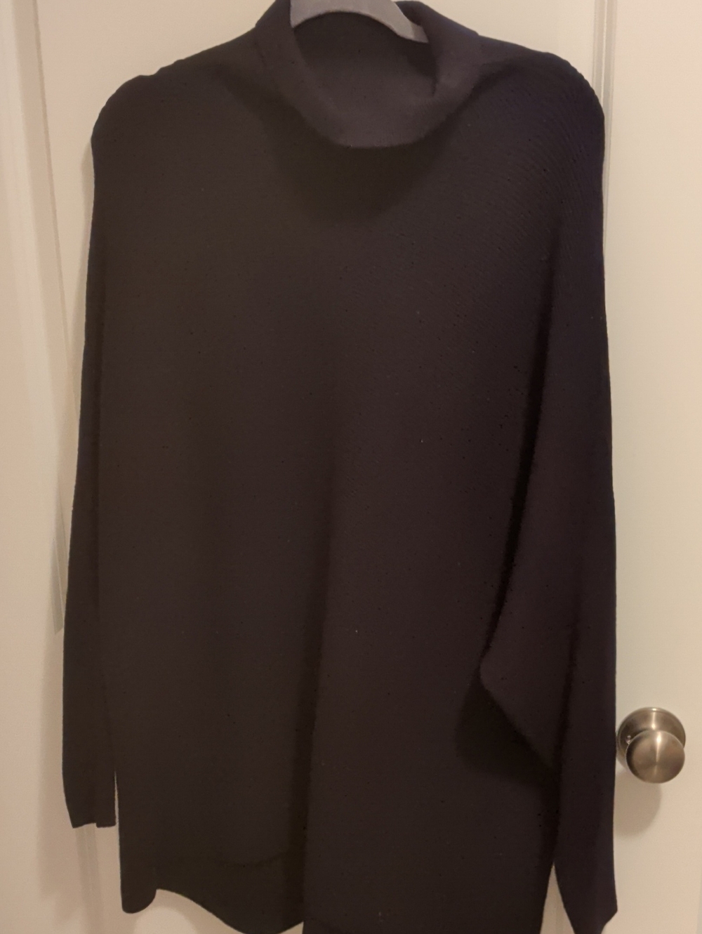 Amazon Black Cowl Neck Sweater - Cozy Oversized Knit